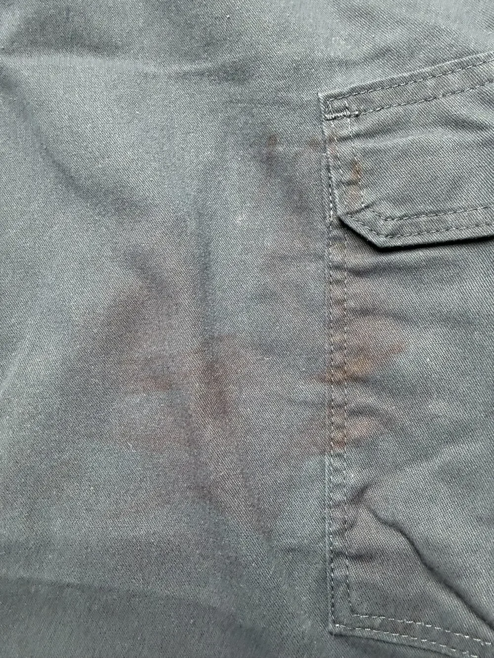 Dickies Cargo Pants Mens 40x30 Blue Denim Straight Relaxed Fit Workwear Utility